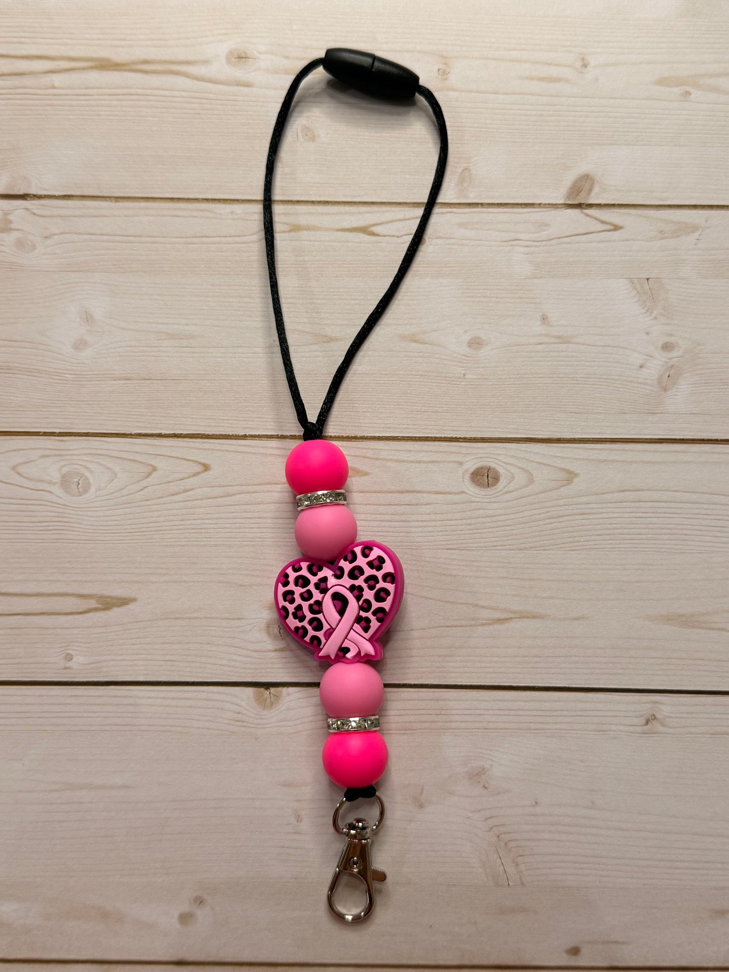 Breast Cancer Heart Ribbon