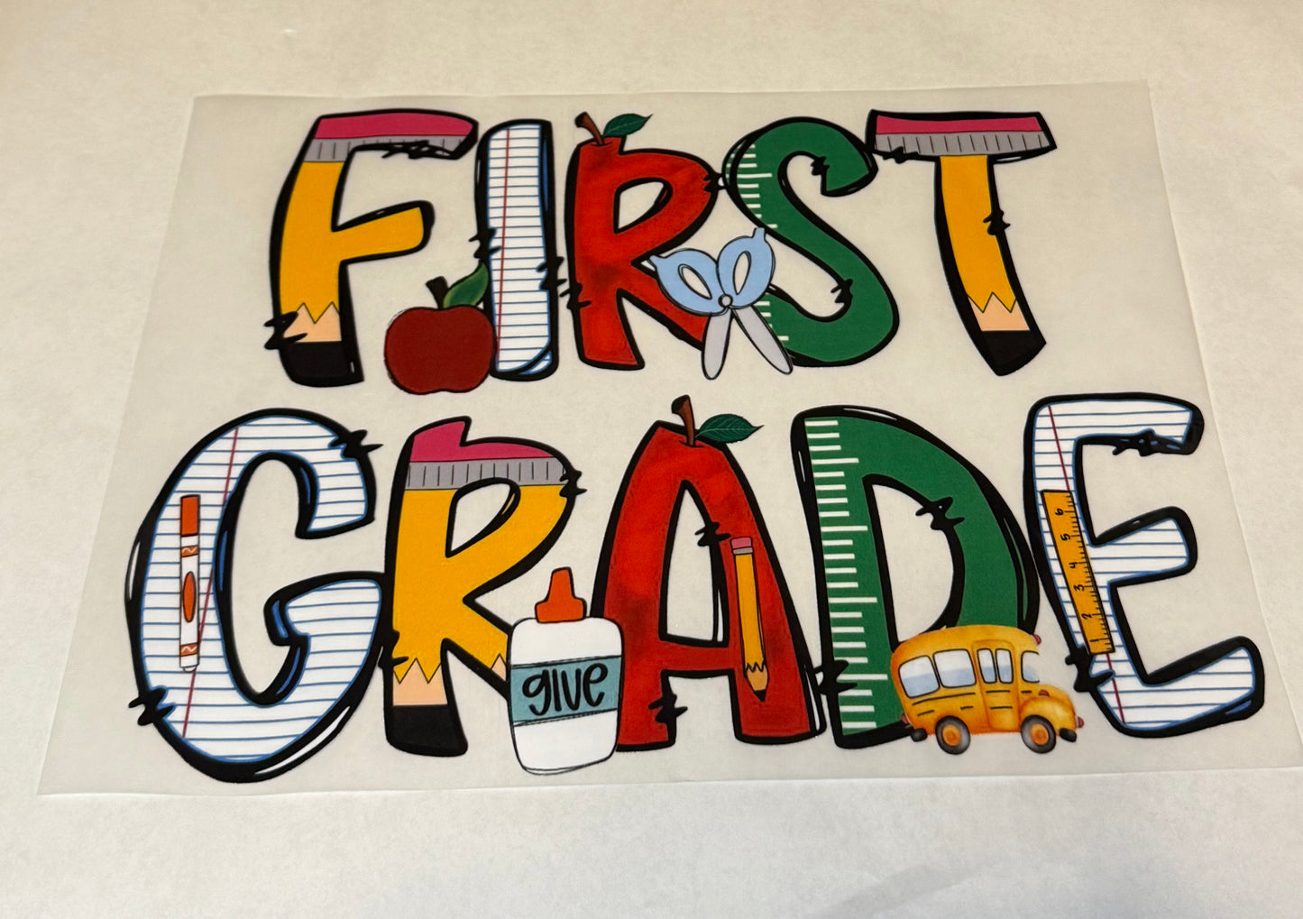 First Grade DTF Transfer