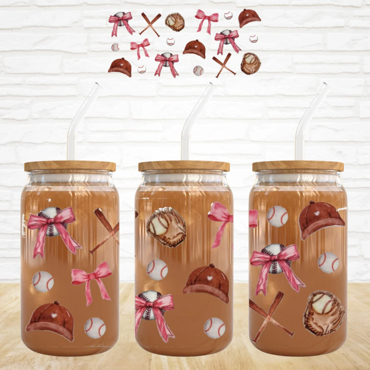 Baseballs Bows and Hats