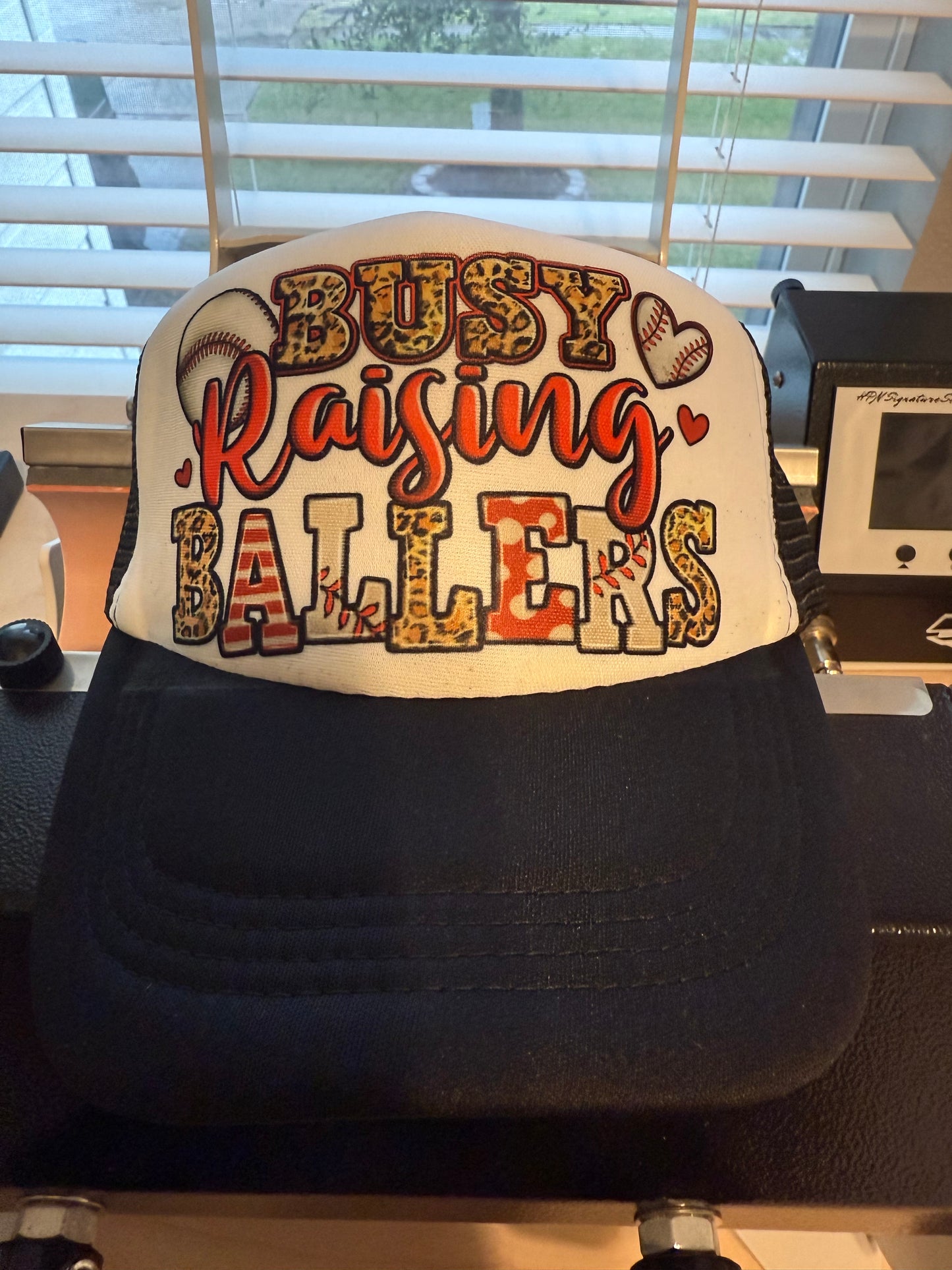Busy Raising Ballers Hat