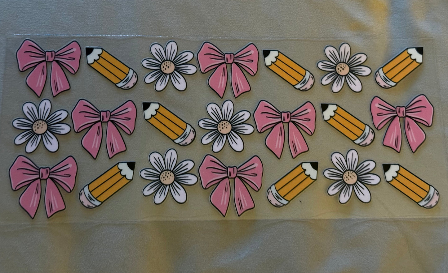 Pencils, Bows & Daisies