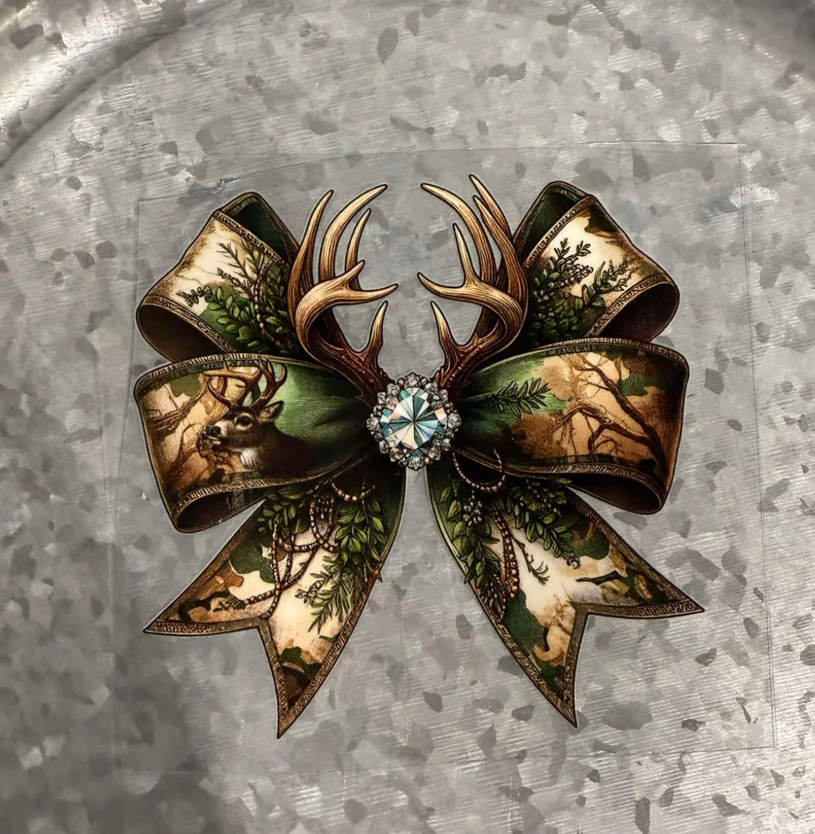 Camo Bow - UV DTF Wraps