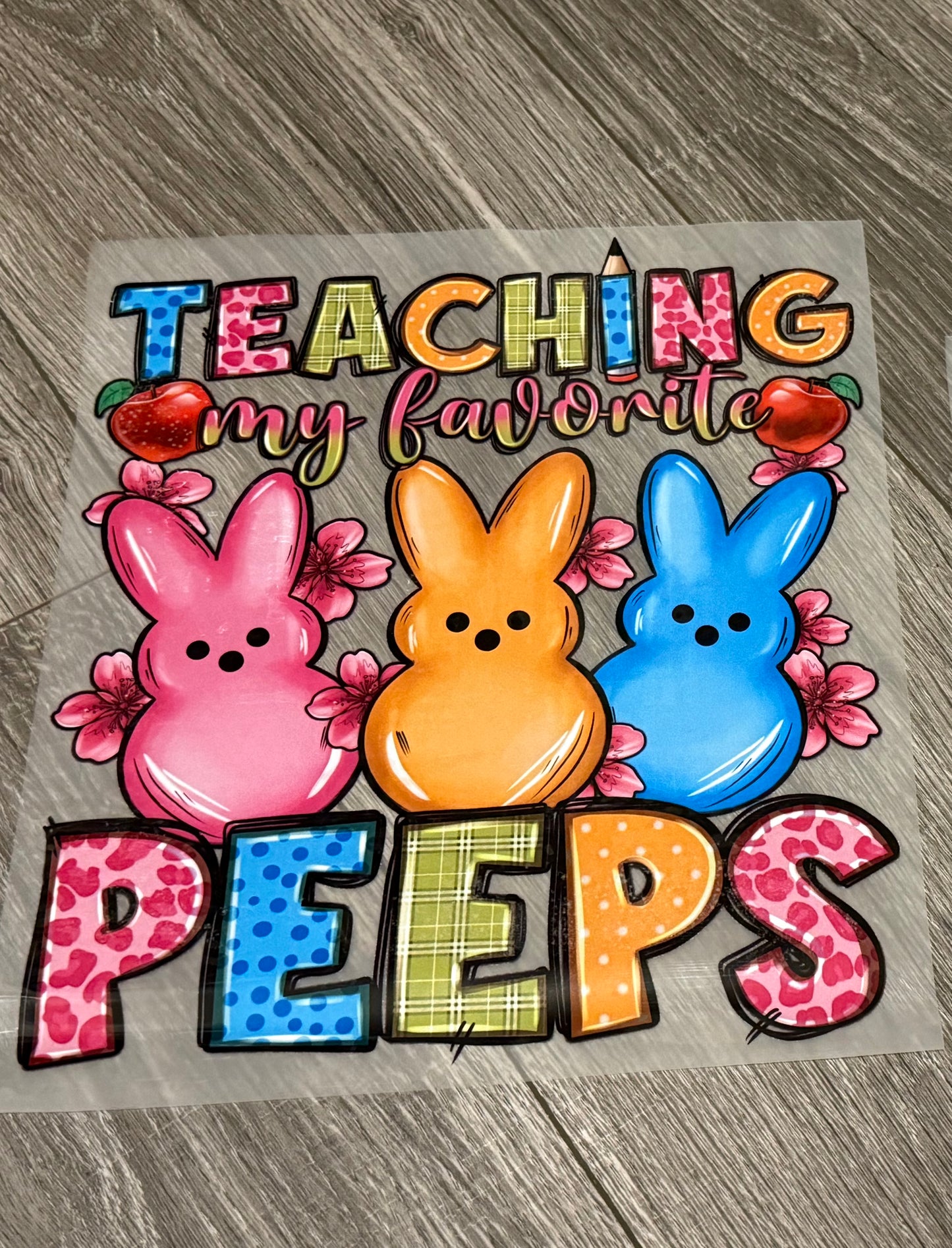 Teachin My Favorite Peeps DTF Transfer