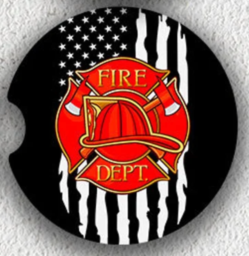 Fire Department Coaster Transfer Sheets