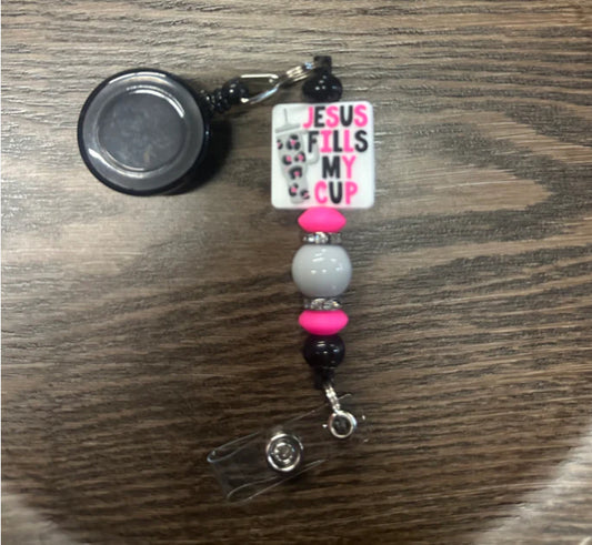 Jesus Fills My Cup Badge Reel