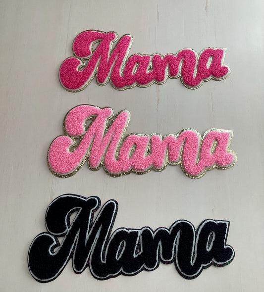 MAMA Chenille Patches