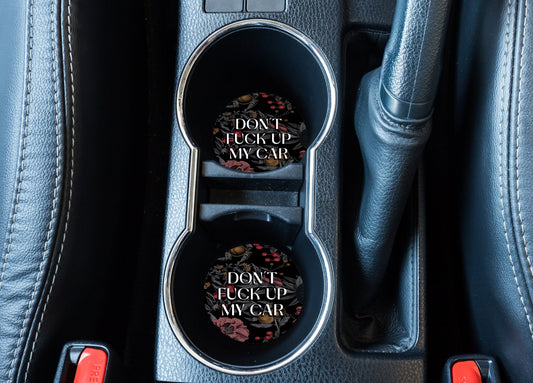 Don’t F Up My Car Car Cup Coaster Transfer Sheets