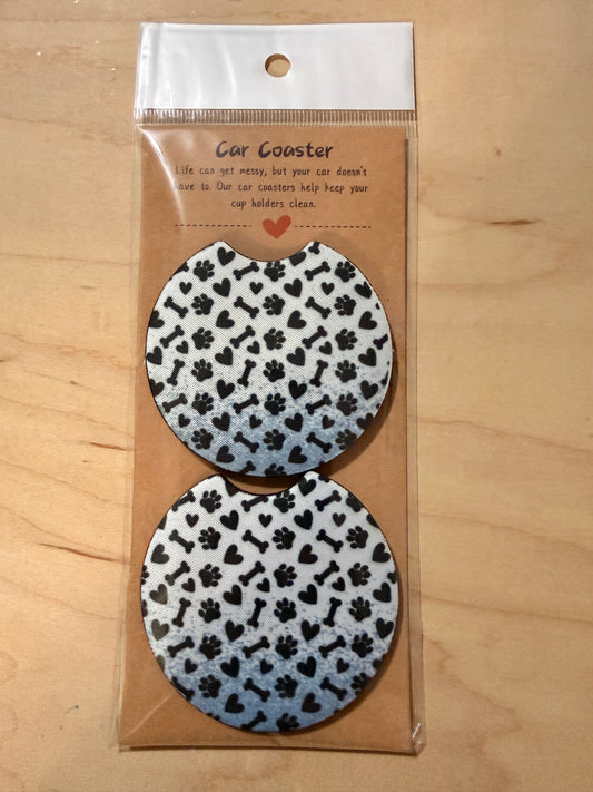 Dog Paw Hearts & Bones