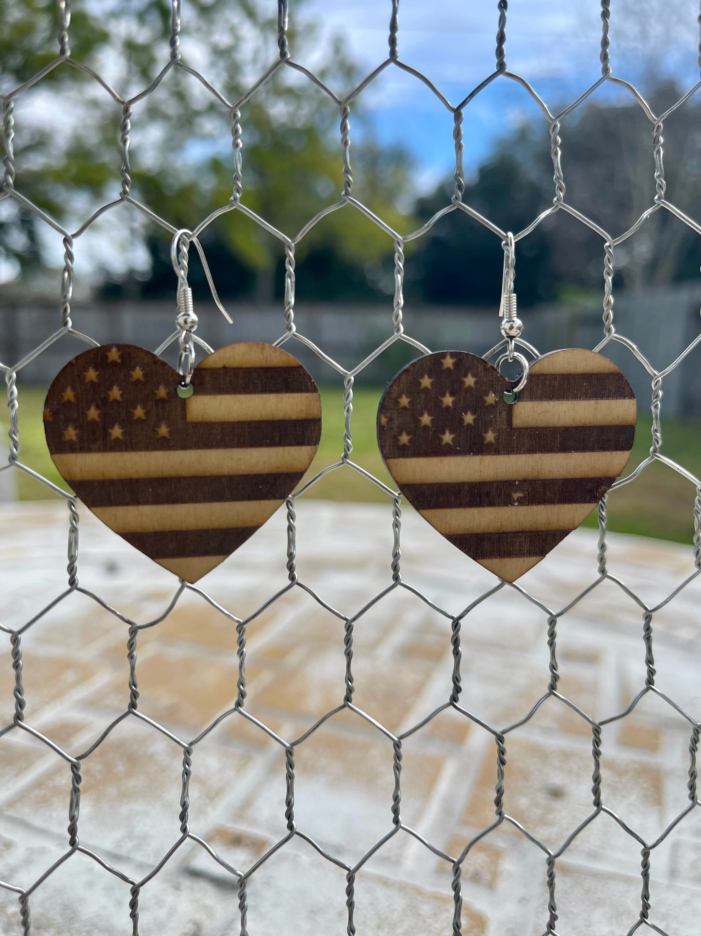 Heart Flag Earrings