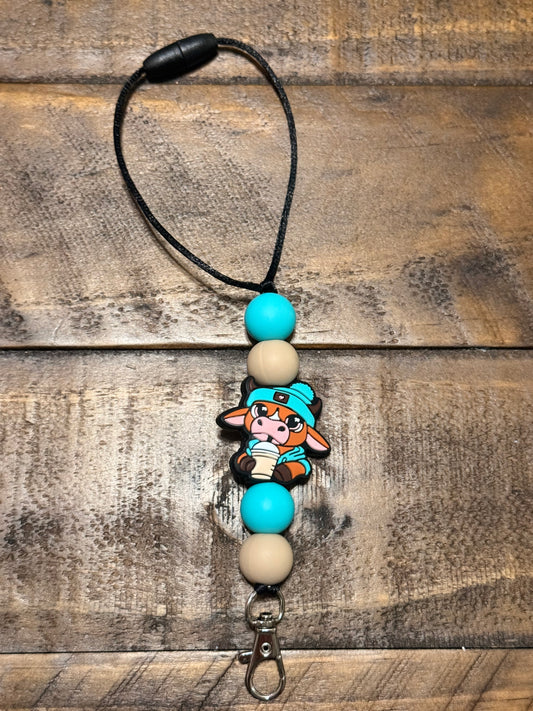 Turquoise Highland Cow