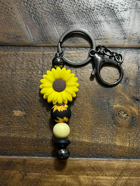 Sunflower Keychain