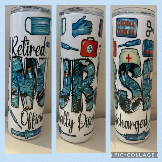 Retired Nurse Tumbler