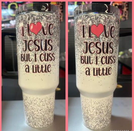 I Love Jesus 40 oz Tumbler