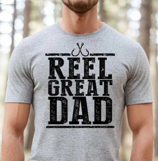 Reel Great Dad Screen Print Transfer