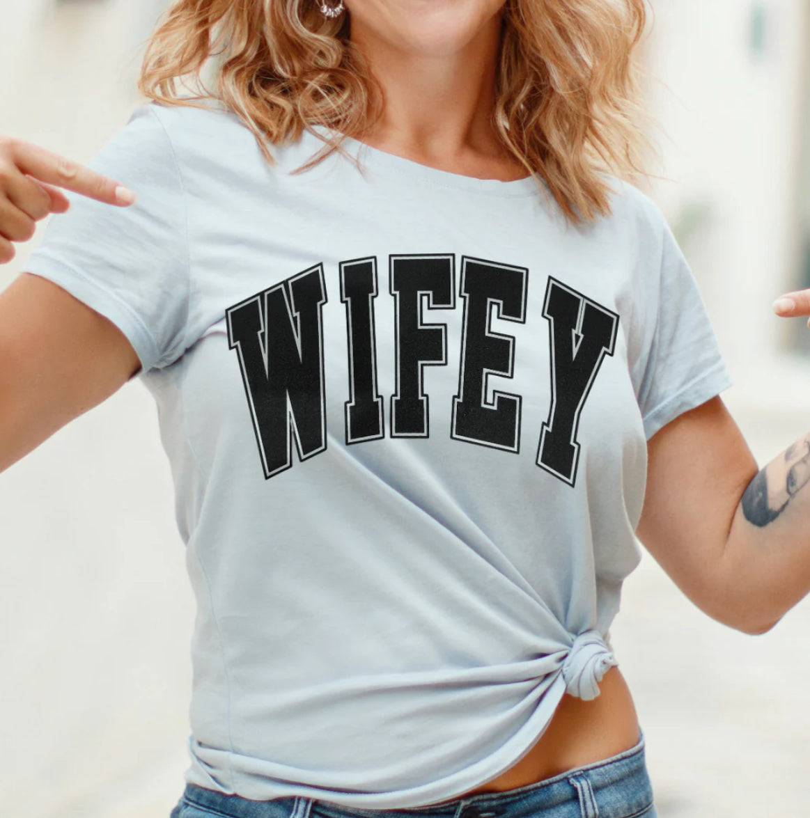 Wifey Screen Print Transfer