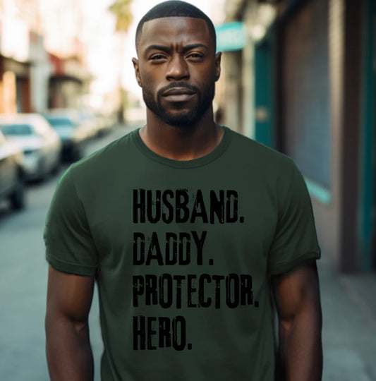 Husband Daddy Protector Screen Print Transfer