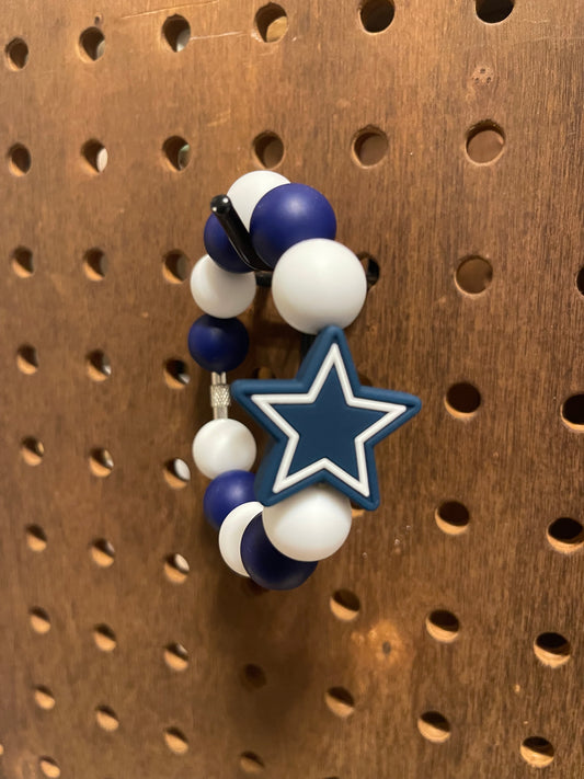 Blue Star Cup Charm