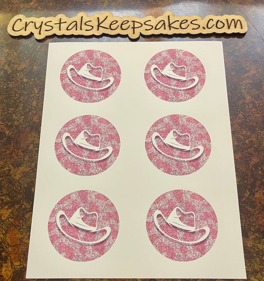 Hat Car Cup Coaster Transfer Sheets